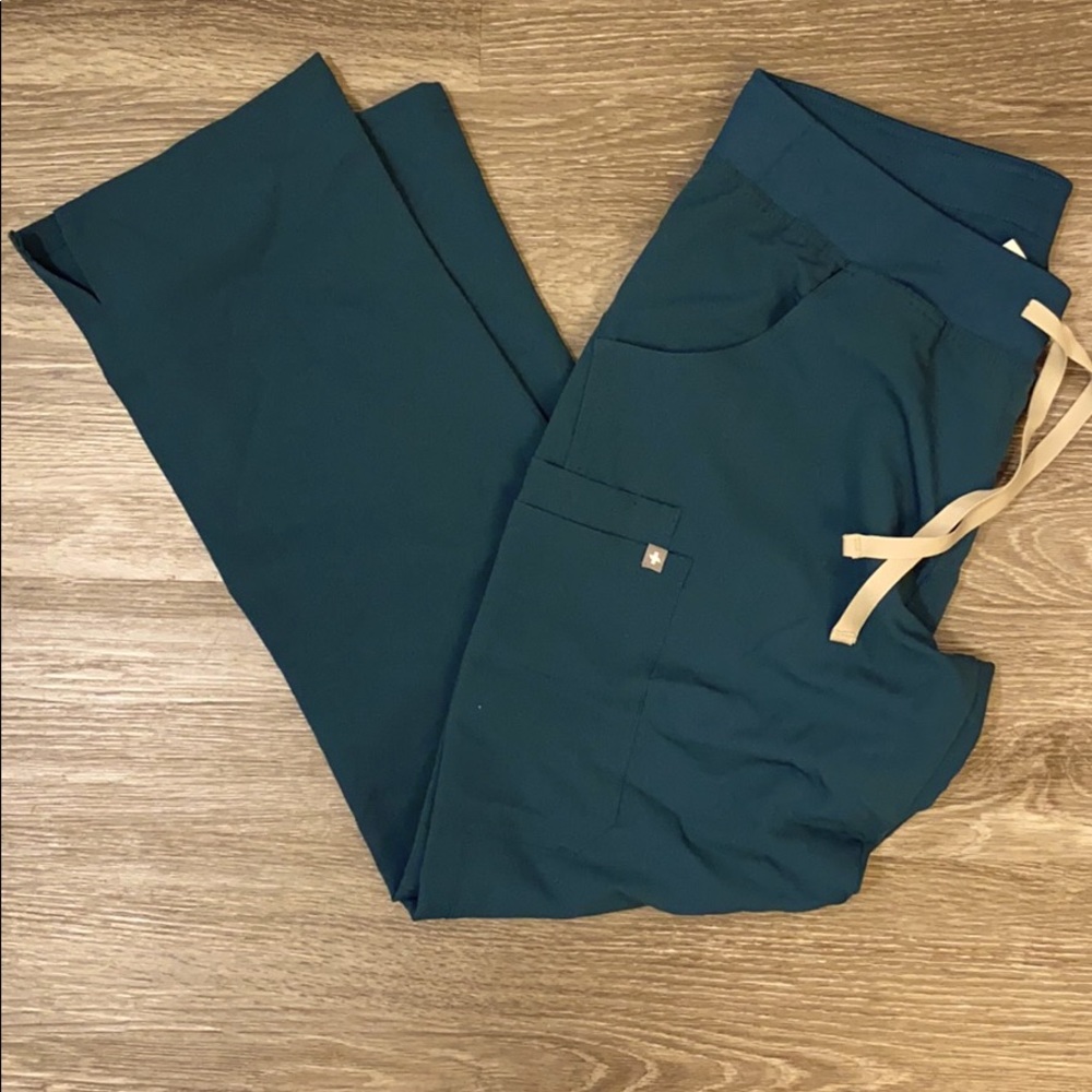 Caribbean blue scrub pants
